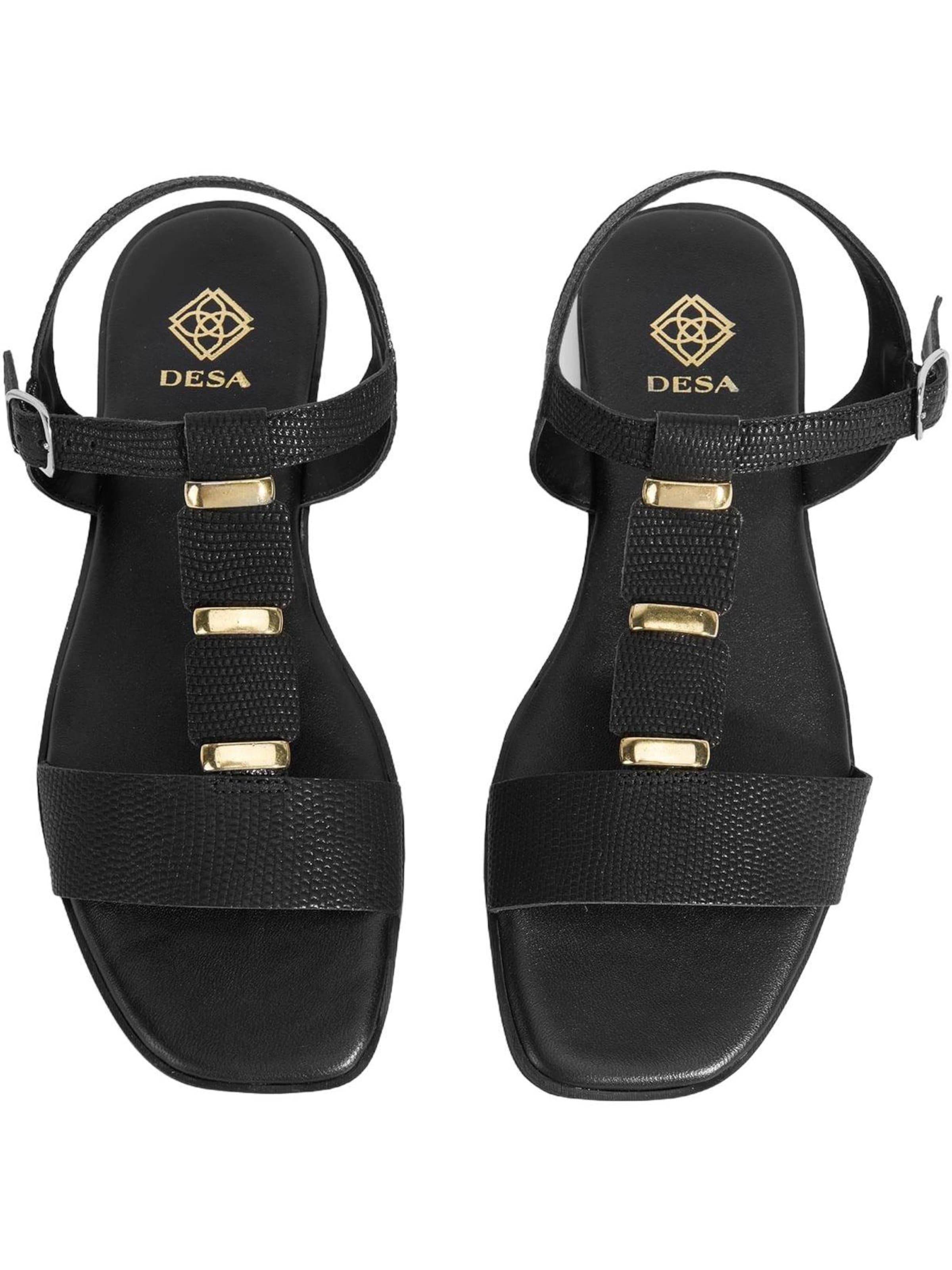 Desa Sandal 'Sandalen' in Black