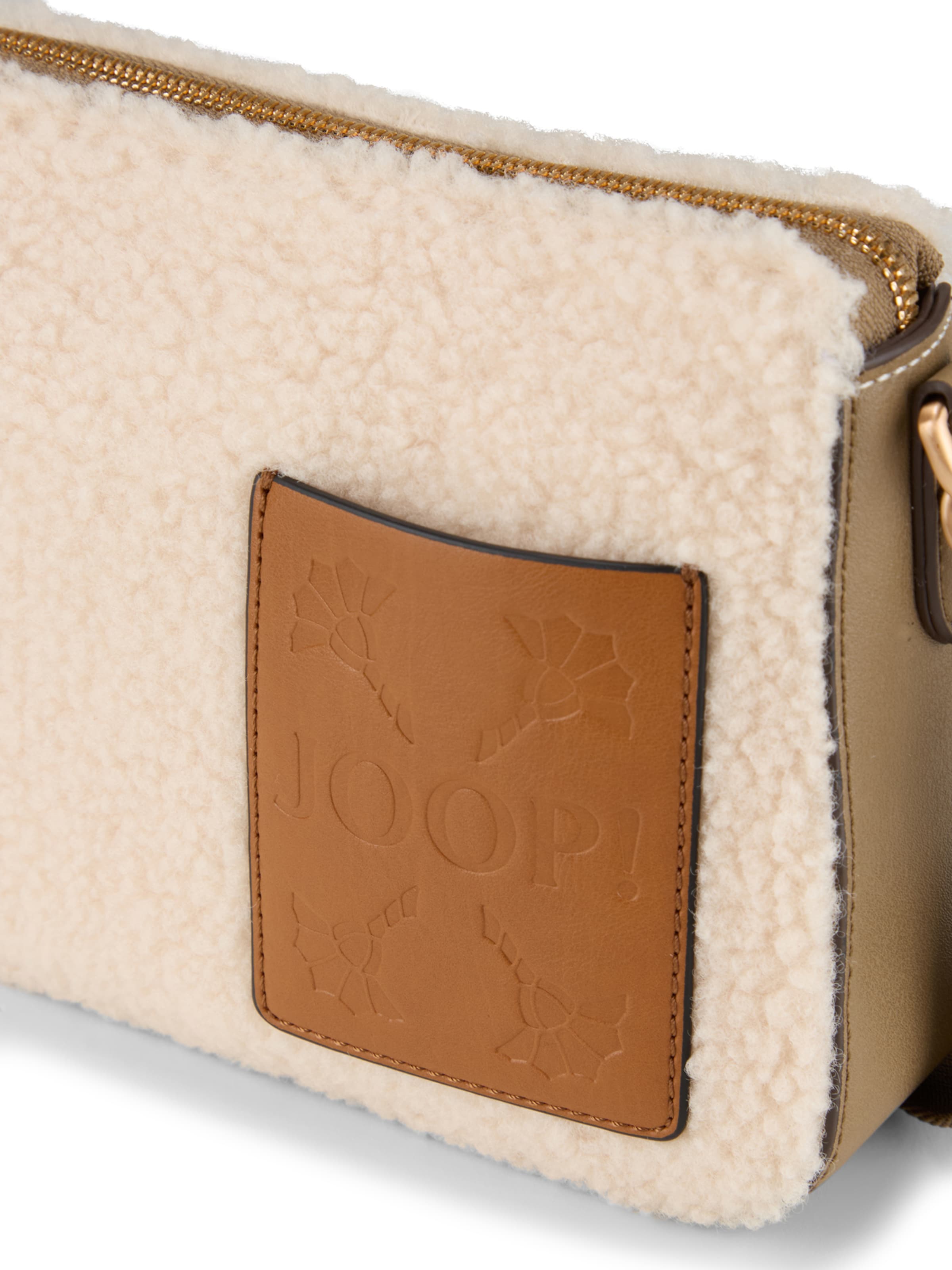 JOOP! Schoudertas 'Pezza Peluche Jasmina' in Beige