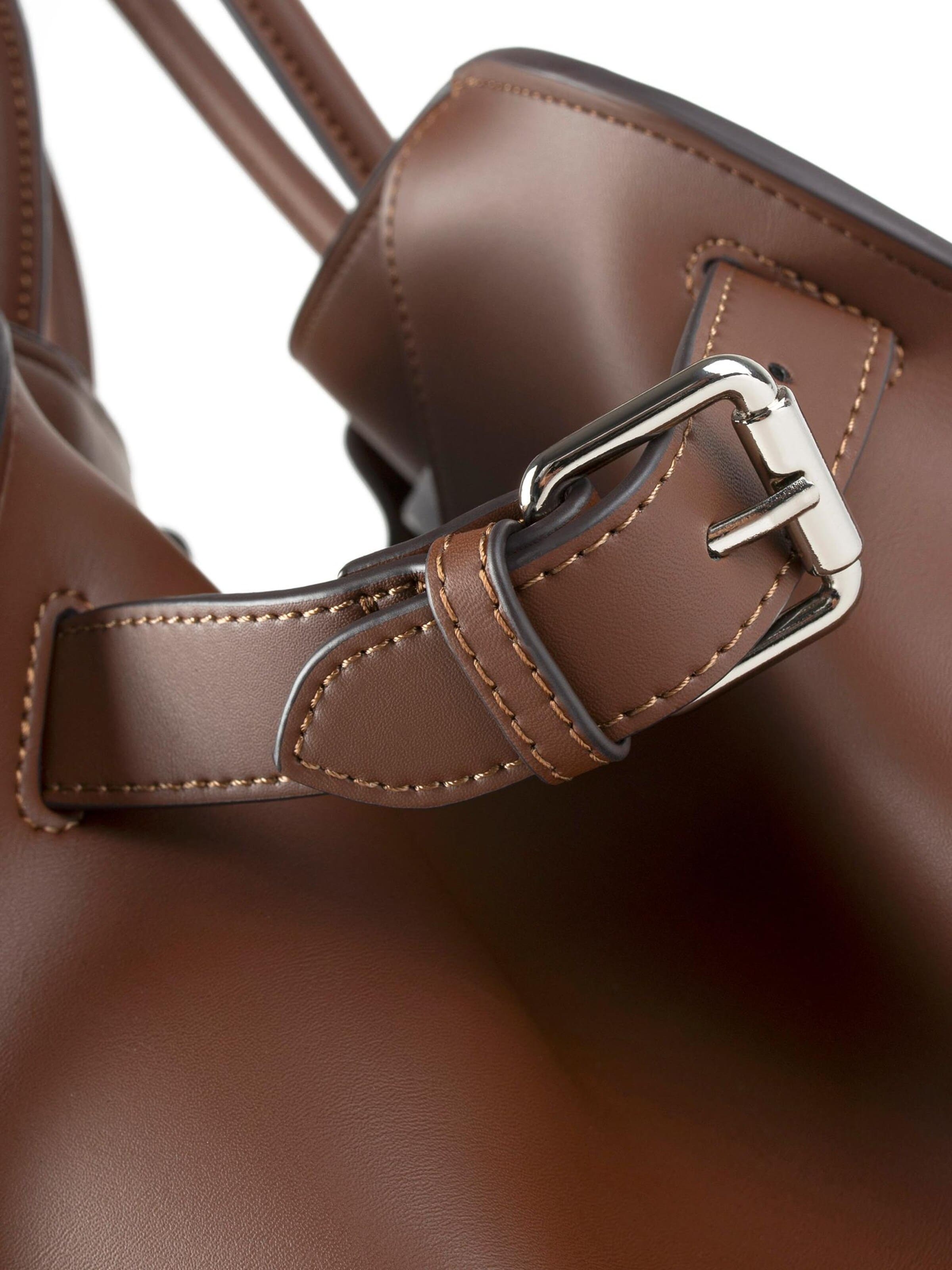 L37 HANDMADE SHOES - Bolso de mano 'BON VOYAGE' en marrón