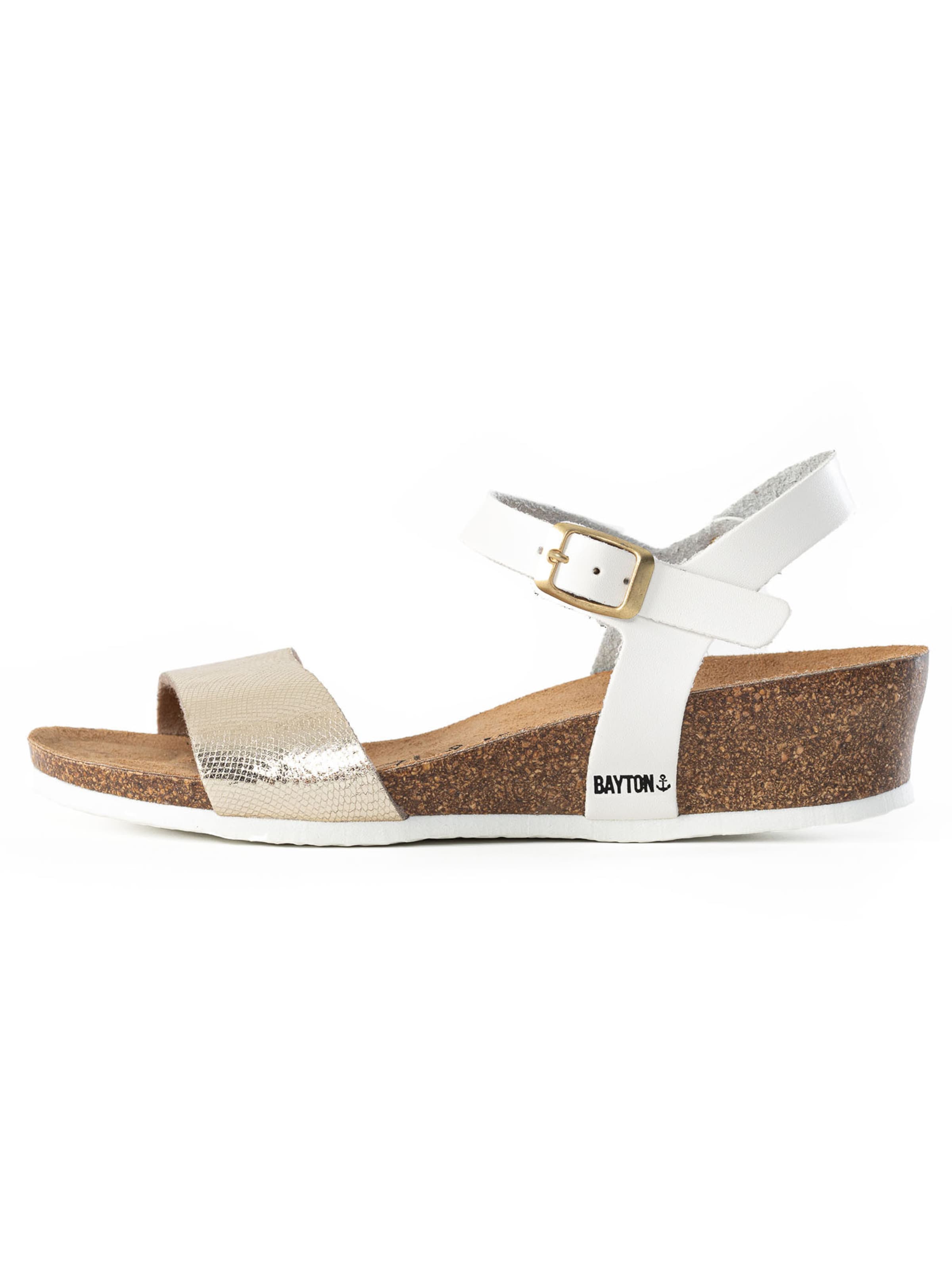 Sandale cu baretă 'Wodonga' de la Bayton pe auriu: față