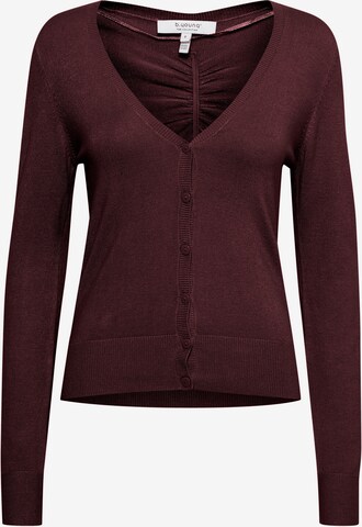 b.young Knit Cardigan 'BYPIMBA 4' in Red: front