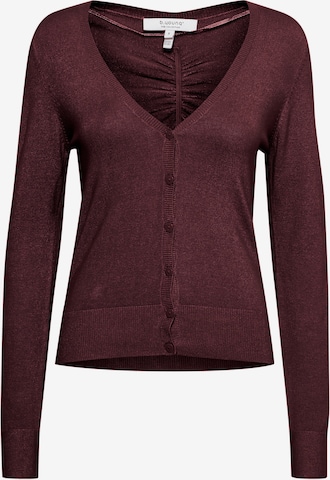 b.young Knit Cardigan 'BYPIMBA 4' in Red: front