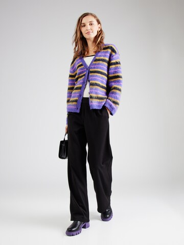 JDY Wide leg Trousers 'JDYTHORA' in Black