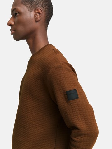 Sweat-shirt TOM TAILOR DENIM en marron