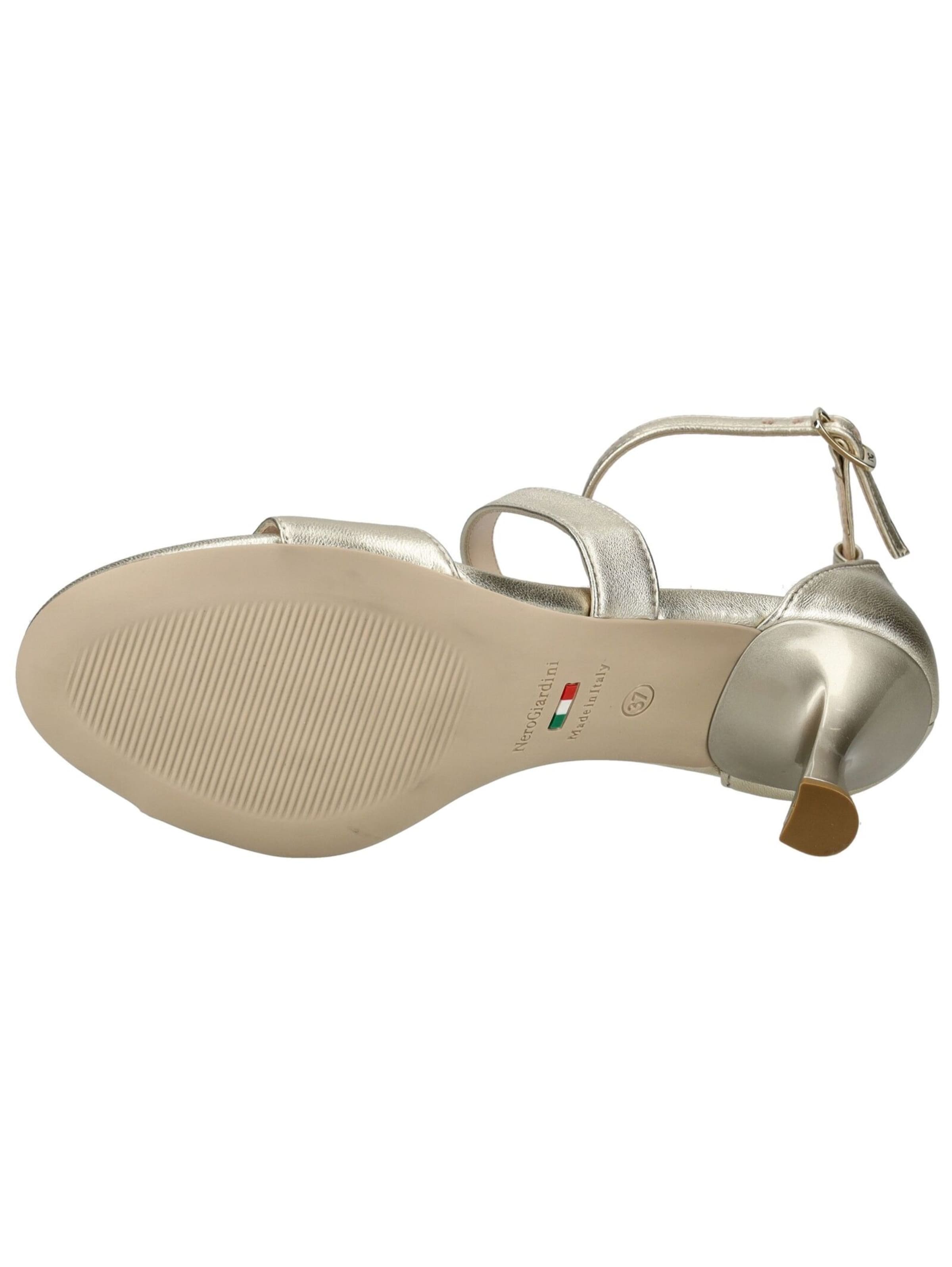 Sandalo di Nero Giardini in oro