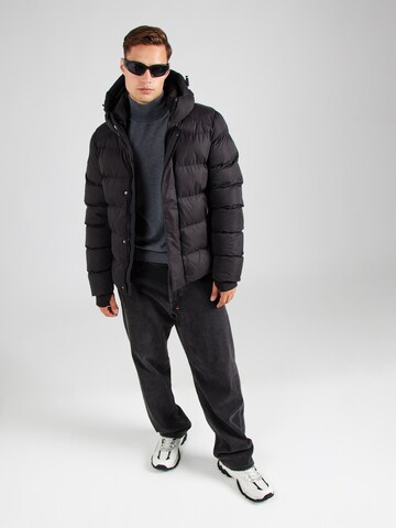 Superdry Winterjacke in Schwarz