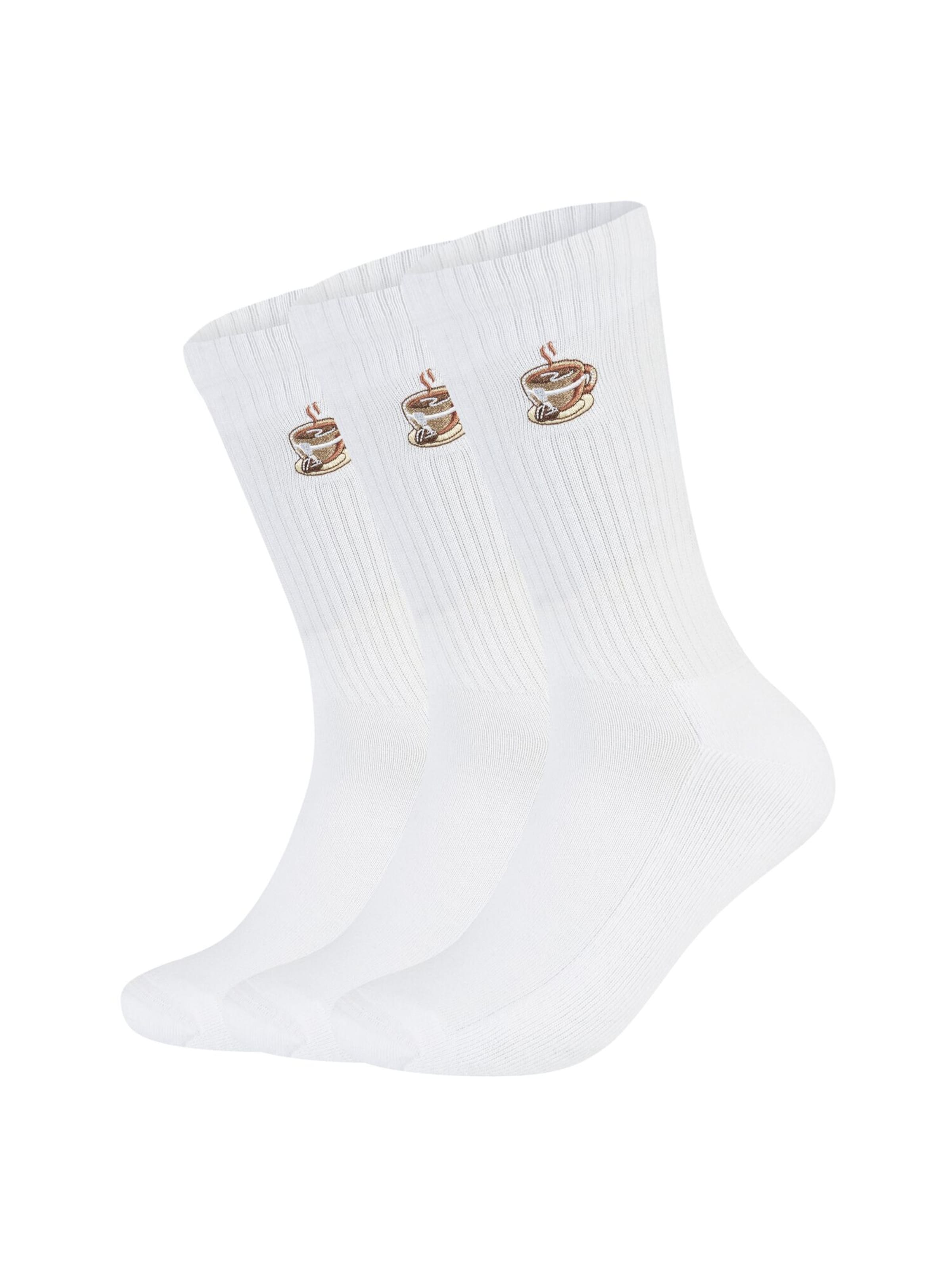 Flip Sox Socks in White: front