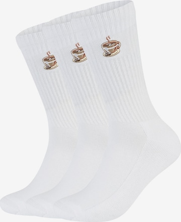 Flip Sox Sokken in Wit: voorkant