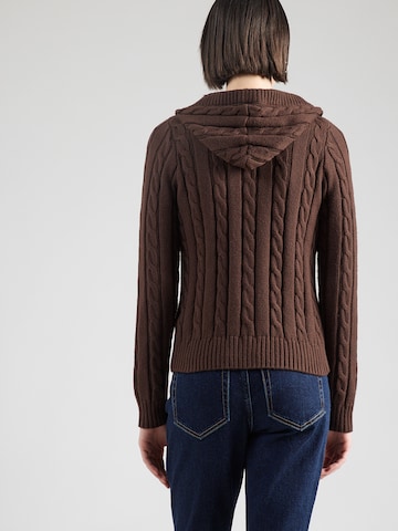 Geacă tricotată de la HOLLISTER pe maro