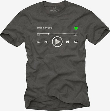 MAKAYA Shirt in Grey: front