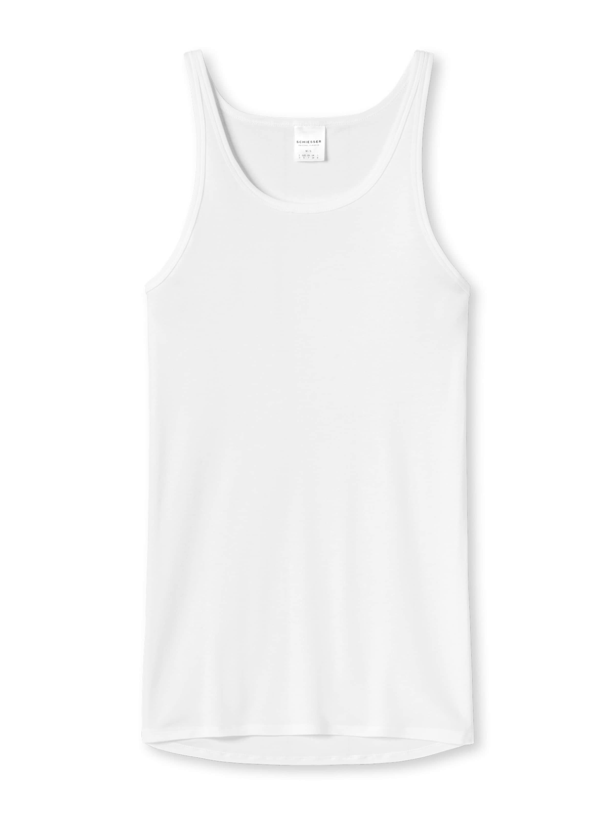 SCHIESSER Tílko – bílá: přední strana