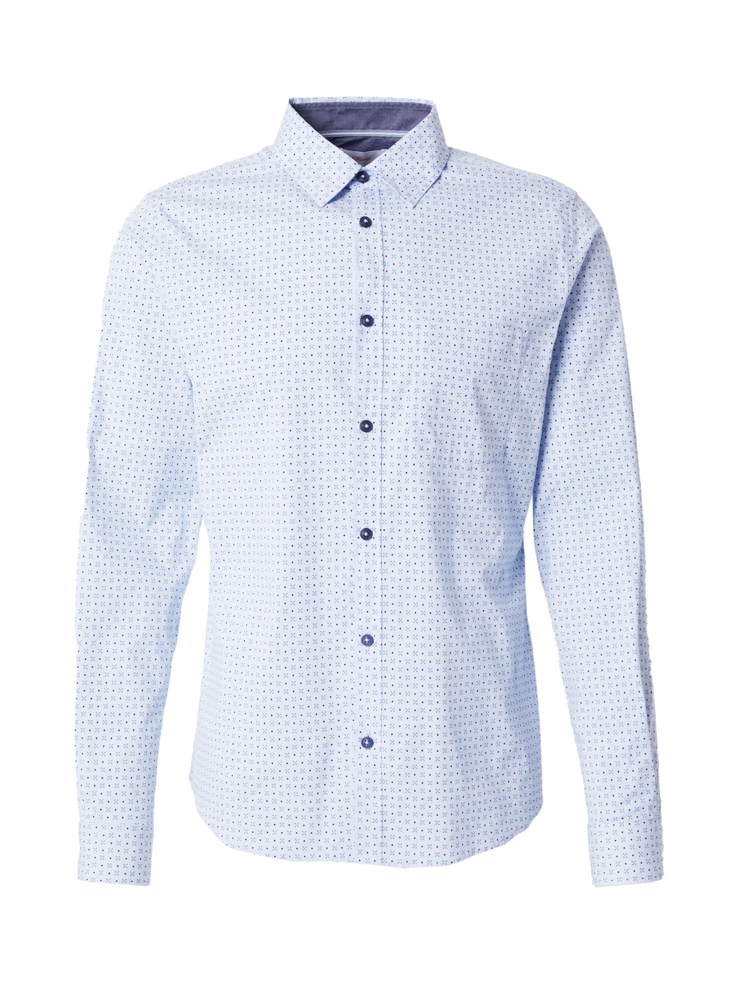 s.Oliver Hemd in Blau: Vorderseite