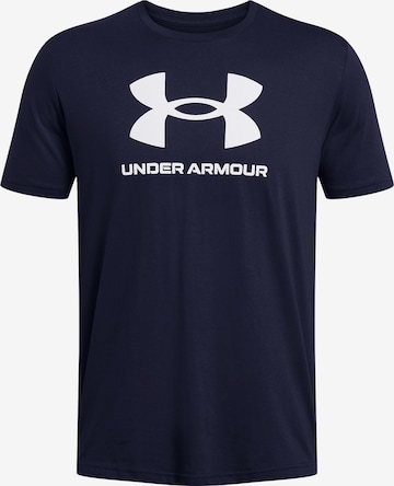 UNDER ARMOUR Functioneel shirt in Blauw: voorkant