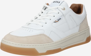 BOSS Black Sneaker low 'Baltimore' i hvid: forside