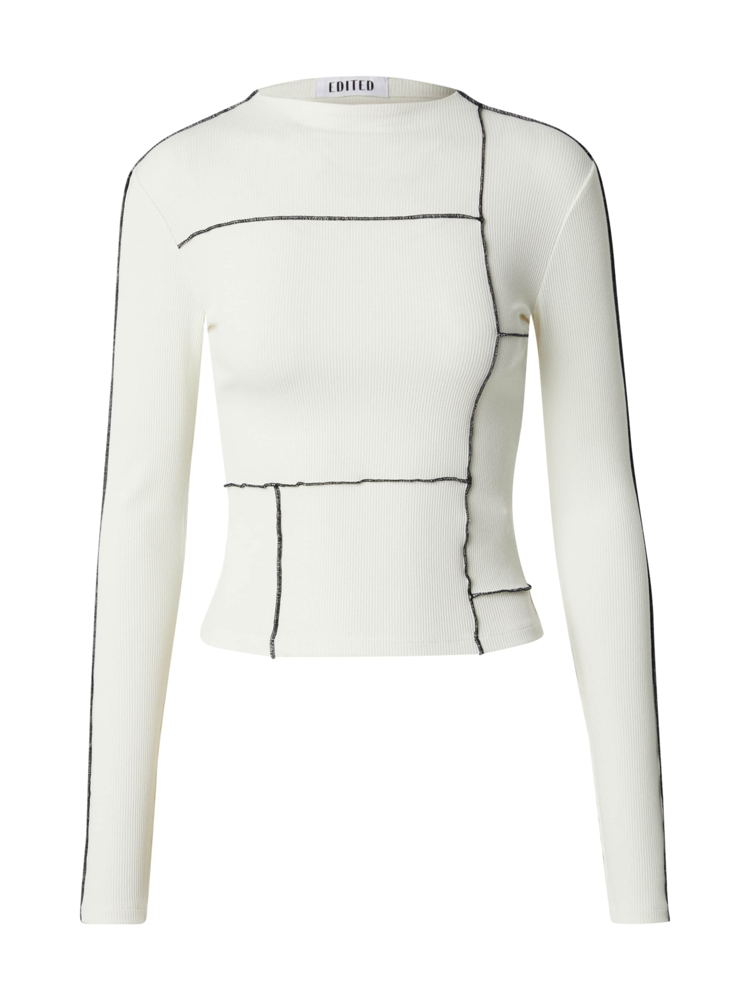 Maglietta 'Laila' di EDITED in bianco: frontale