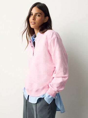 Sweat-shirt Next en rose : devant