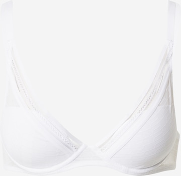 PASSIONATA - Soutien de tecido Soutien 'Plunge' em branco: frente