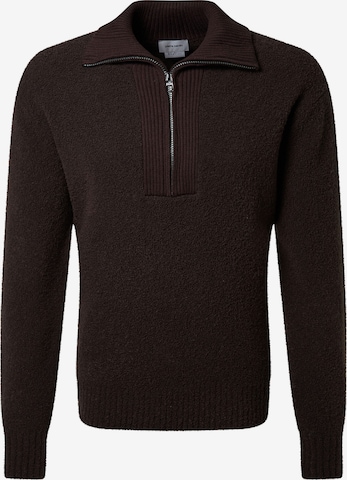 PIERRE CARDIN Trui in Bruin: voorkant