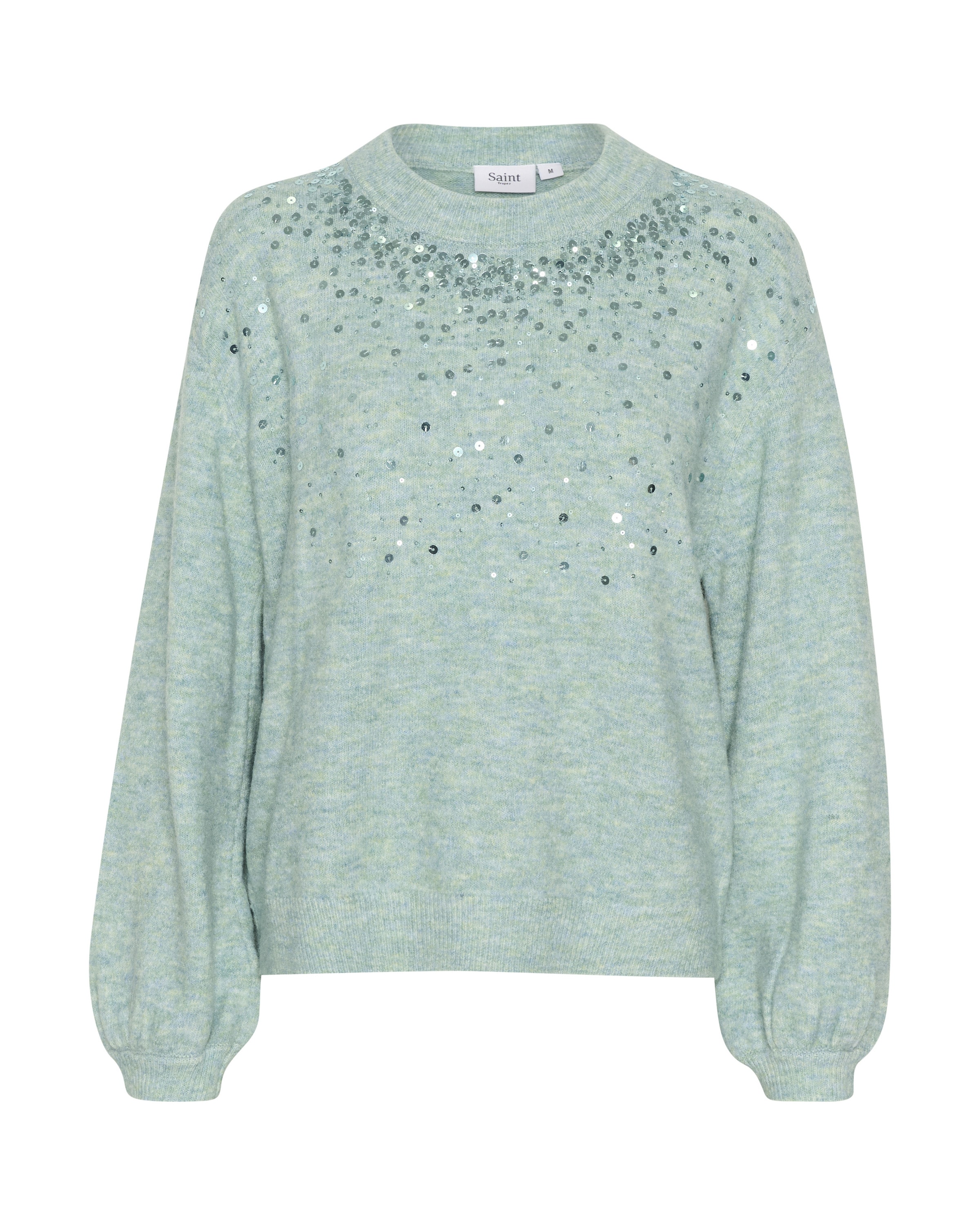 SAINT TROPEZ Pullover 'SZ Barbel' i blå: forside