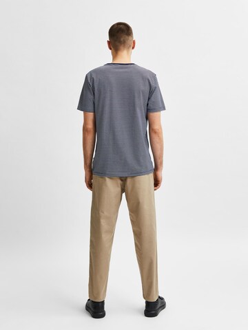 SELECTED HOMME T-Shirt 'Norman' in Blau