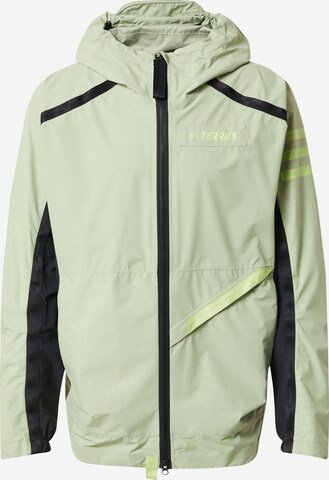 ADIDAS TERREX Outdoor jacket 'Utilitas' in Green: front