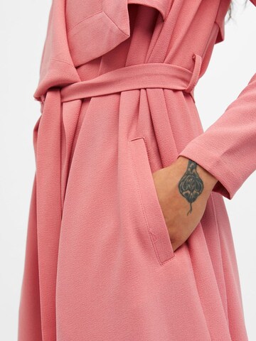 Manteau mi-saison OBJECT en rose