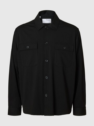 SELECTED HOMME Overhemd in Zwart: voorkant