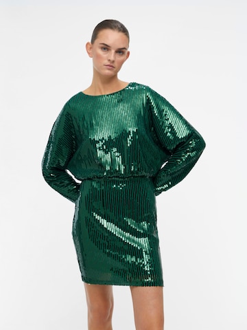 OBJECT Koktejlové šaty 'Kiwi' – zelená: přední strana