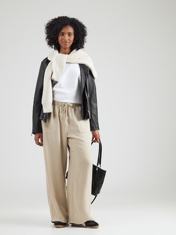 Vero Moda Curve Loosefit Παντελόνι 'VMCMelaney' σε γκρι