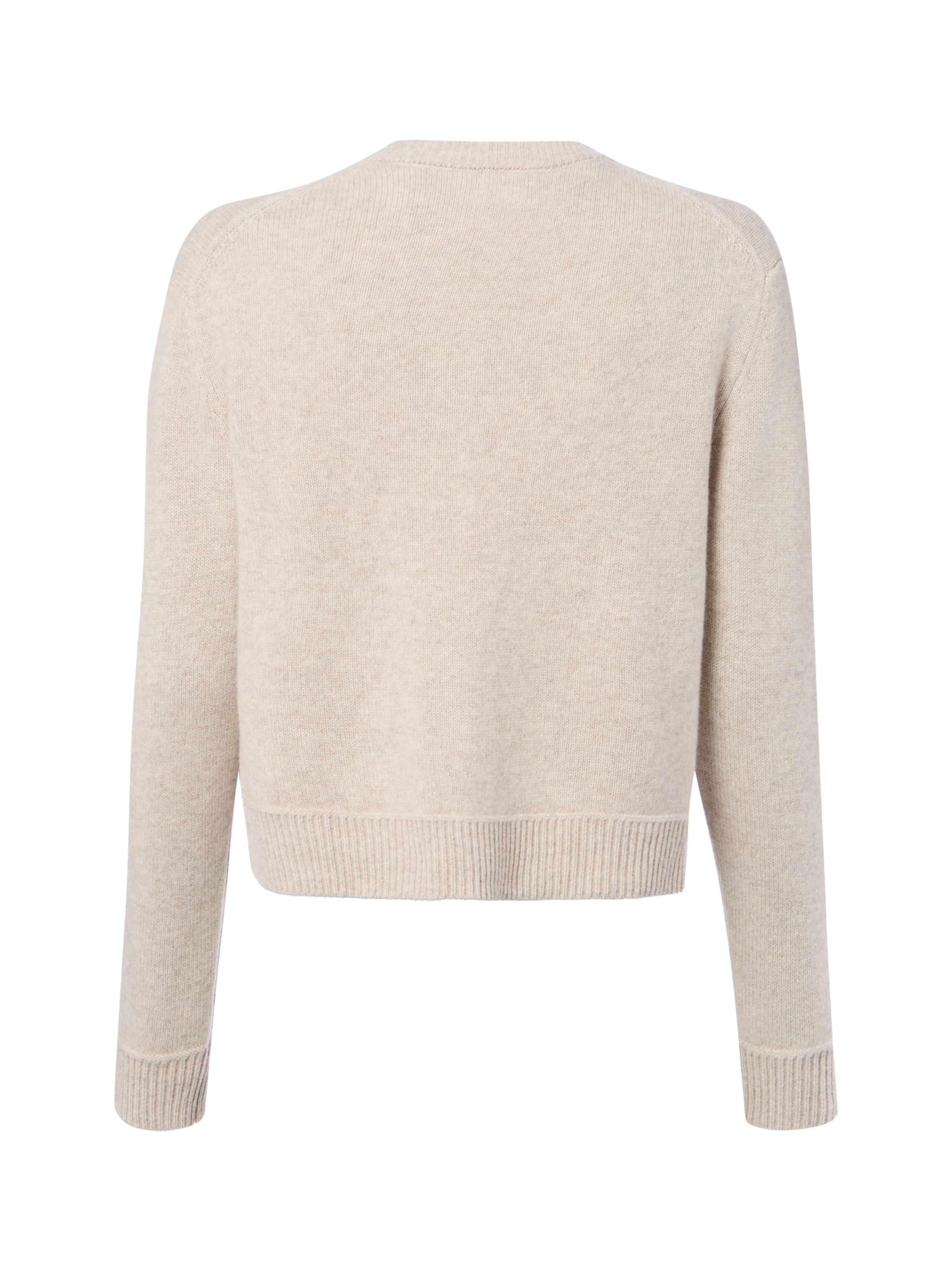 Marie Lund Knit Cardigan in Beige