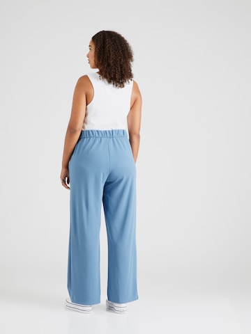 ONLY Carmakoma Wide leg Bandplooibroek 'Carsania' in Blauw