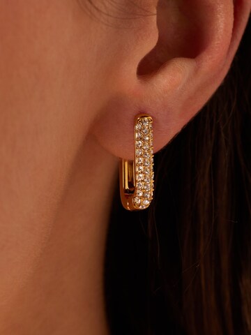 Lucardi Earrings in Gold