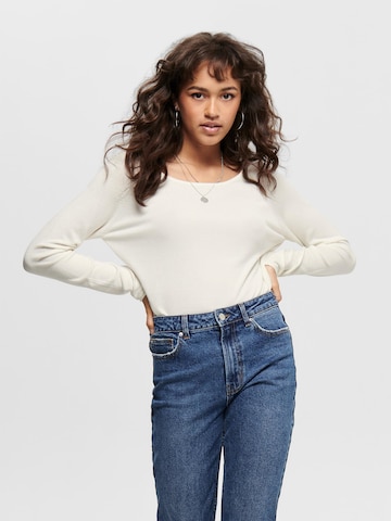 Pull-over 'Mila' ONLY en blanc : devant