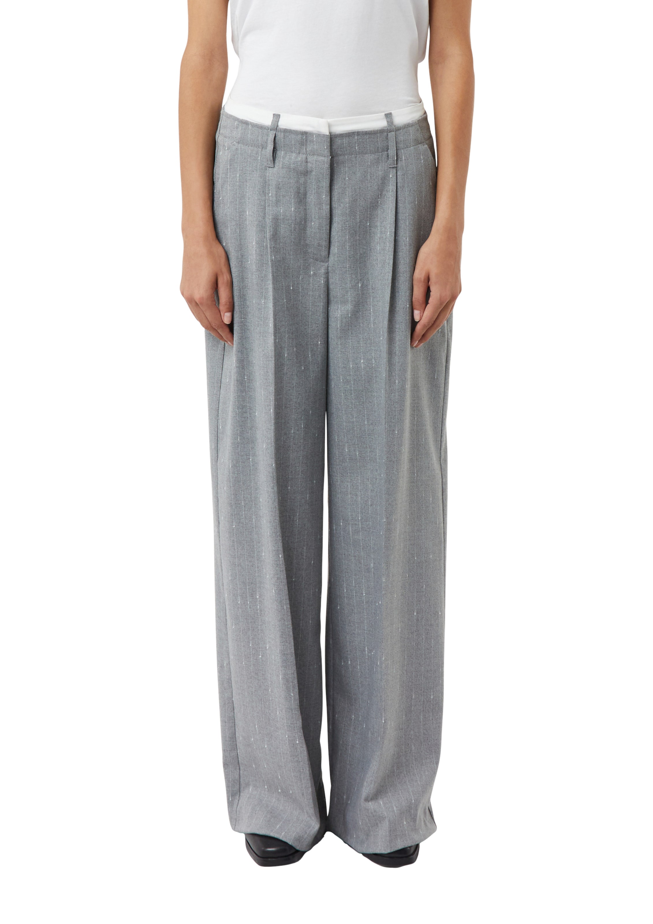 COMMA Regular Hose in Grau: Vorderseite