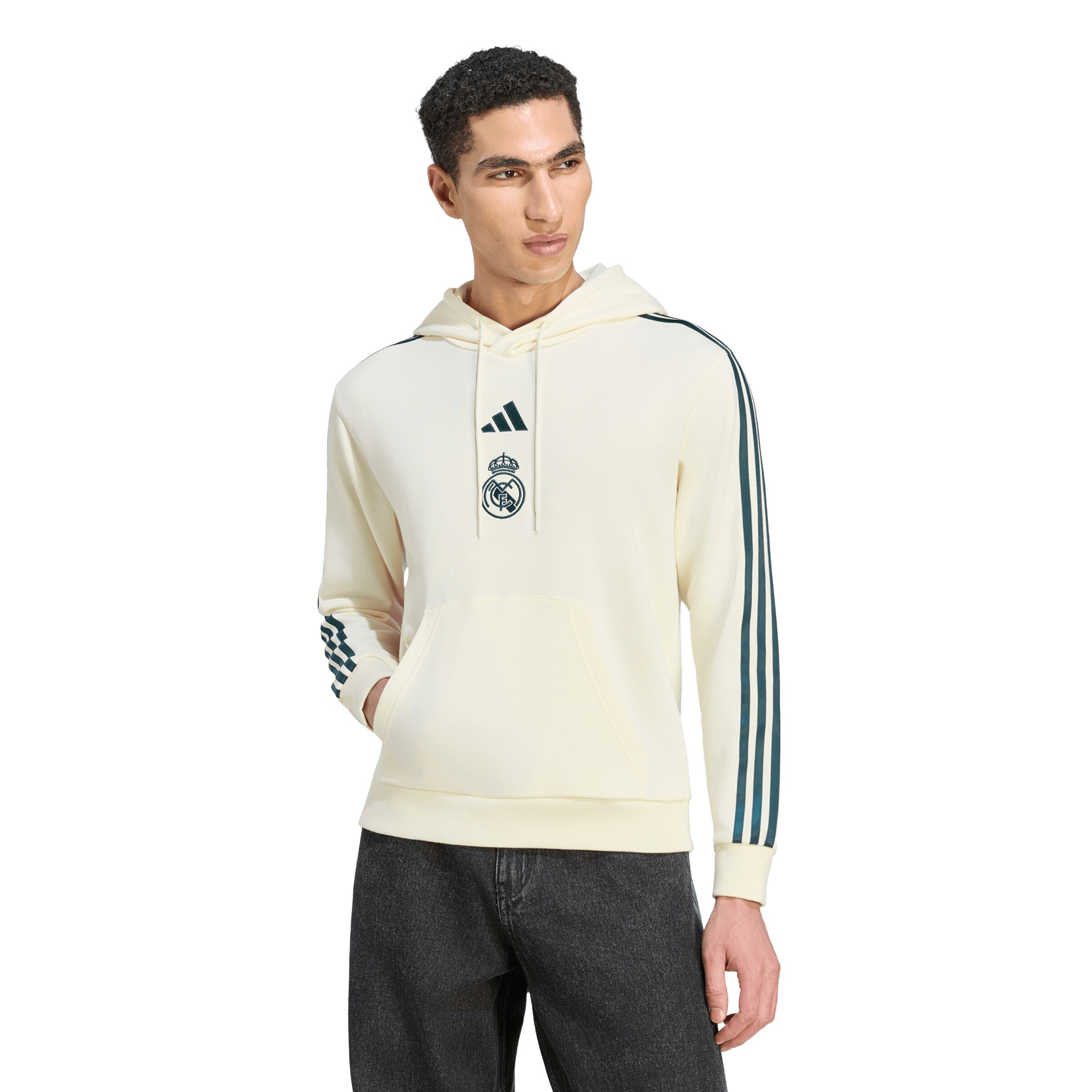 ADIDAS PERFORMANCE Sports sweatshirt 'REAL FARM' in Beige: front