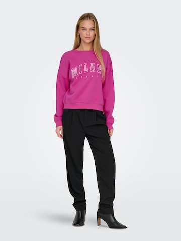 ONLY - Sweatshirt em vermelho