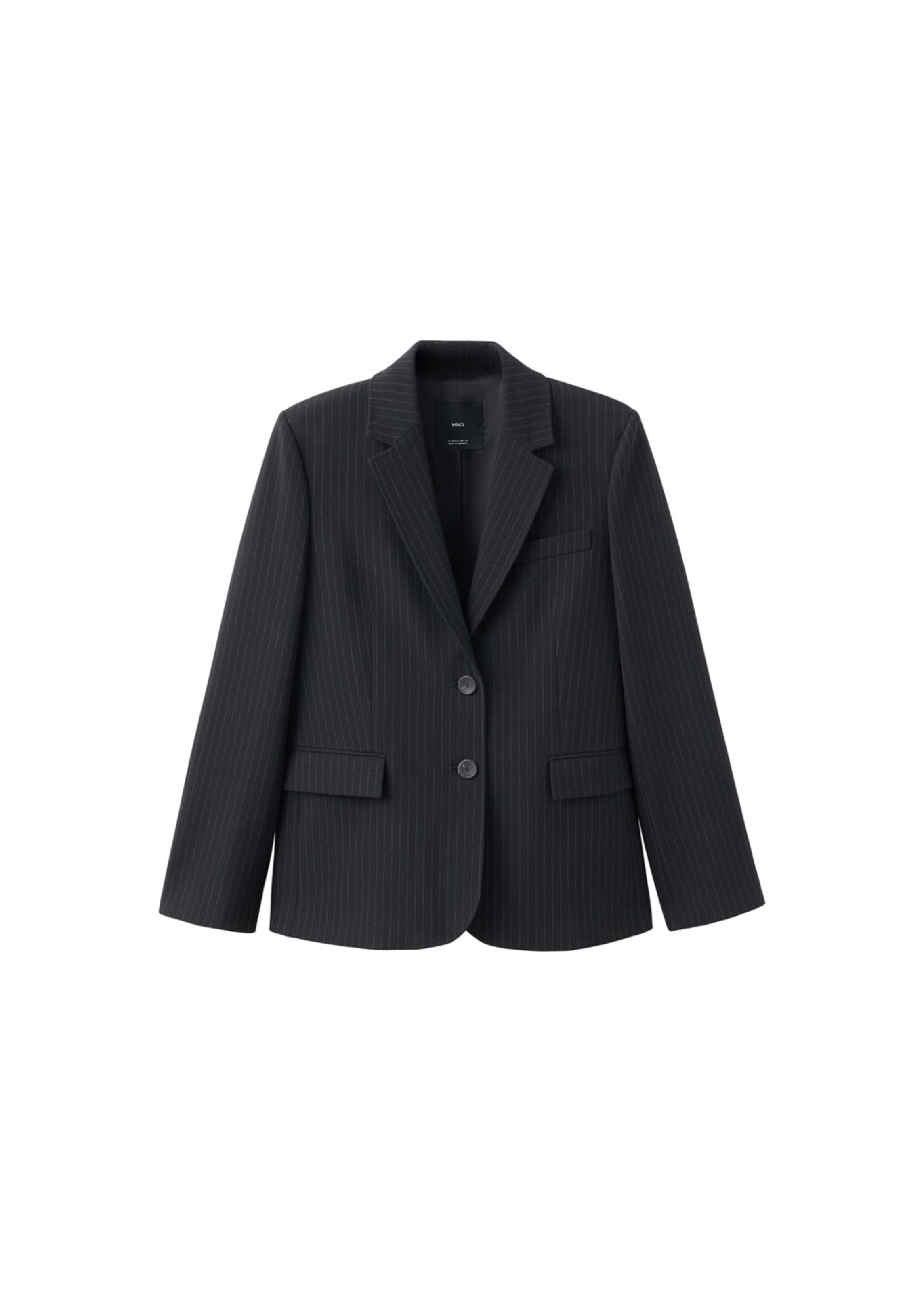 MANGO Blazer 'bergen' in Blau: Vorderseite