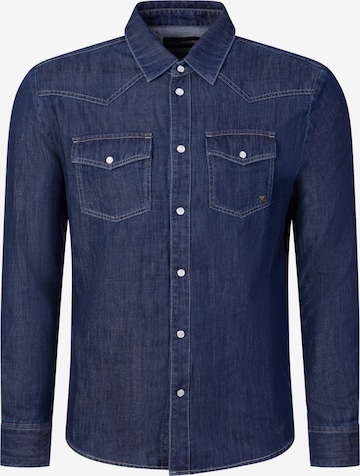 Regular fit Camicia di Karl Lagerfeld in blu: frontale