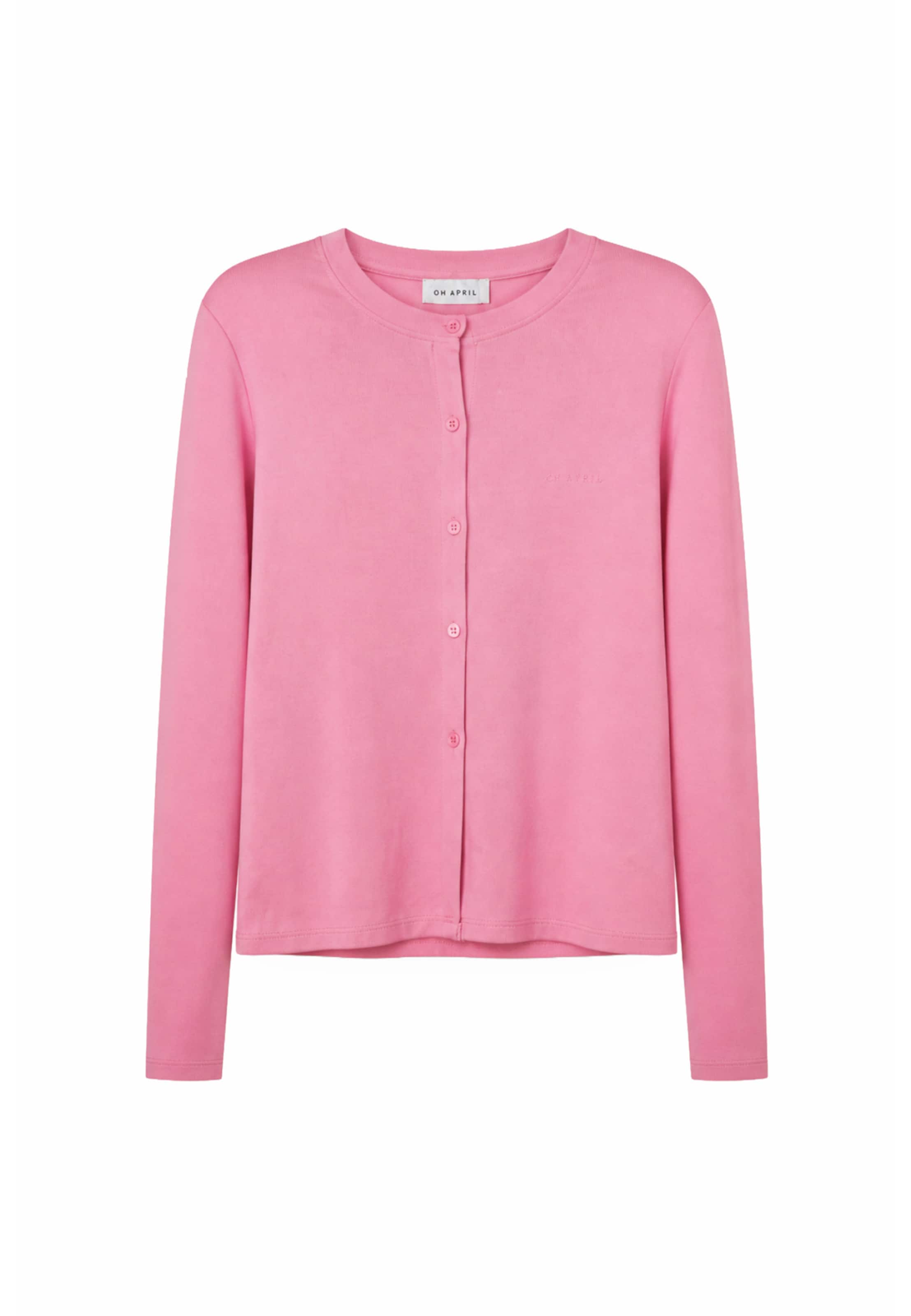 OH APRIL Gebreid vest 'Tima Jersey' in Roze: voorkant