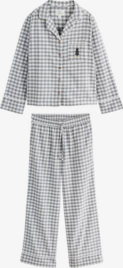 Next Pyjama in XS/Regular in dunkelgrau / weiß, Produktansicht