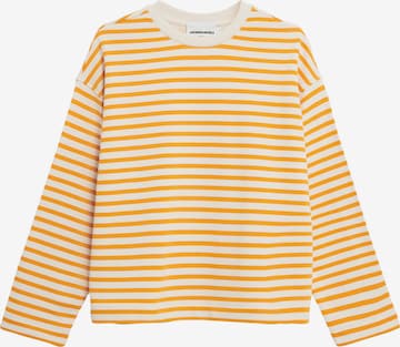 ARMEDANGELS Pullover 'FRANKAA' MAARLEN STRIPE in Orange: Vorderseite