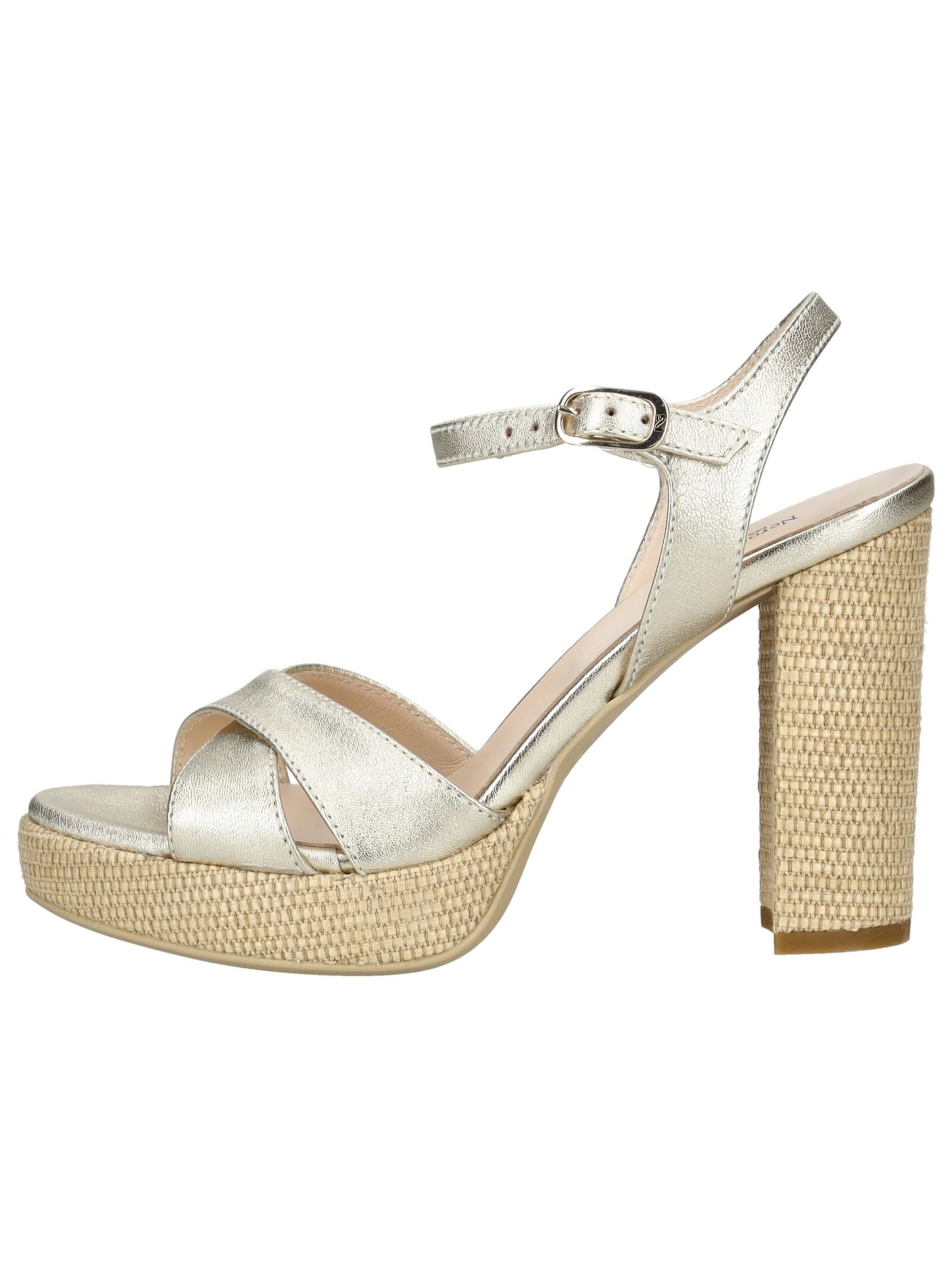 Nero Giardini Sandalen met riem in Goud