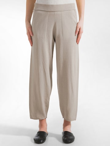 DEHA Loose fit Trousers in Beige: front