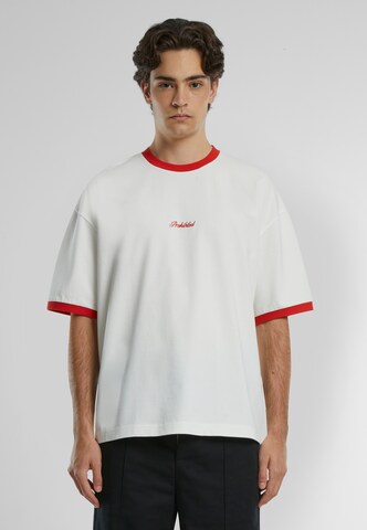T-Shirt 'Palermo' Prohibited en blanc