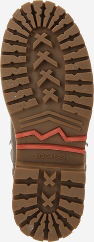 Dockers by Gerli Fűzős rövid szárú csizmák - zöld