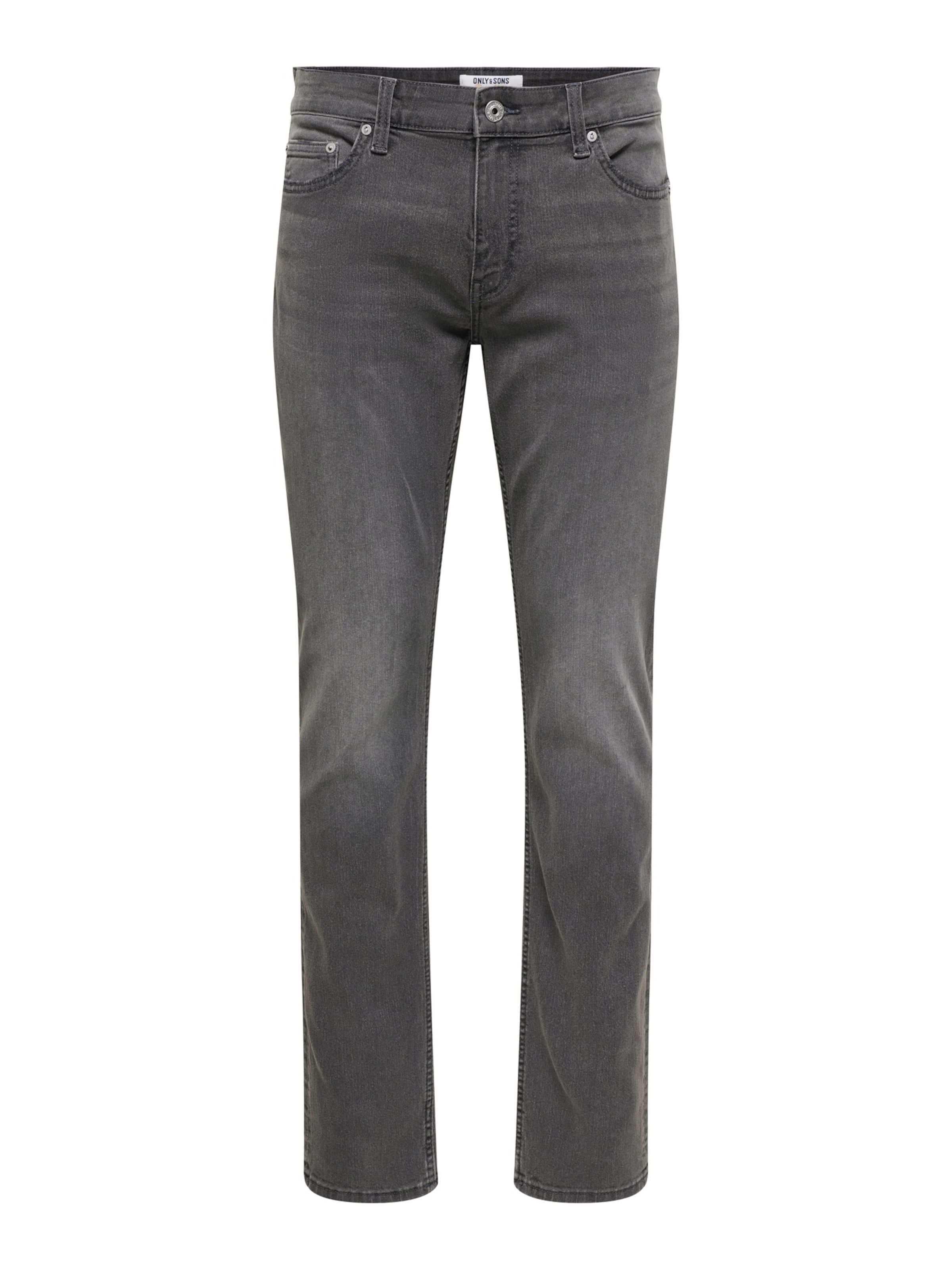 Only & Sons Jeans 'ONSLOOM' in de kleur Grey denim, Productweergave