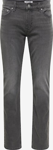 Only & Sons Slimfit Jeans 'ONSLOOM' i grå: forside