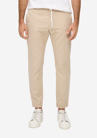 s.Oliver Regular Chino in Beige: voorkant