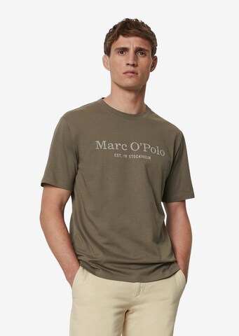 T-Shirt Marc O'Polo en marron : devant