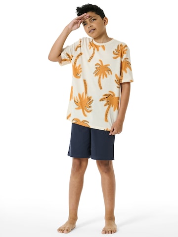 SCHIESSER Nachtkledij ' Nightwear ' in Beige: voorkant
